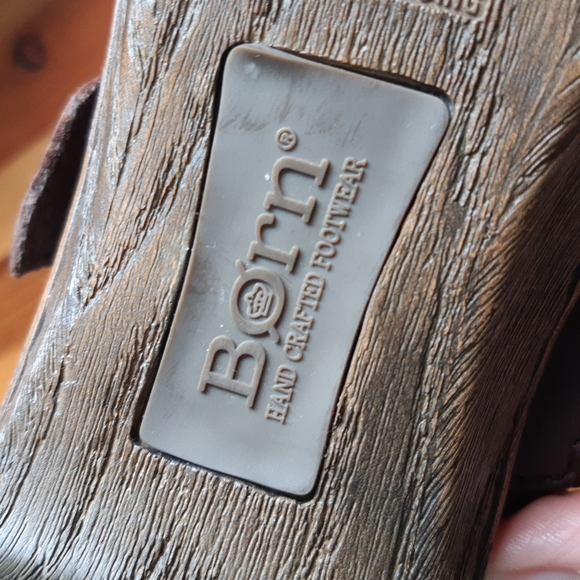Born Clogs Boho Brown Buckle Size 9m - Picture 6 of 11